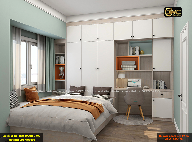 Phòng ngủ trẻ em BRC-1001 Phòng ngủ trẻ em BRC-1001