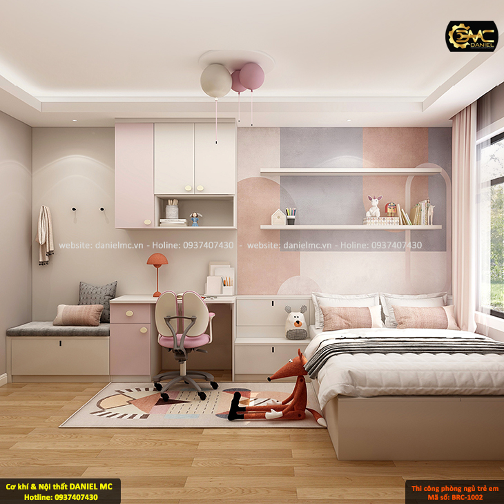 Phòng ngủ trẻ em BRC-1002 Phòng ngủ trẻ em BRC-1002
