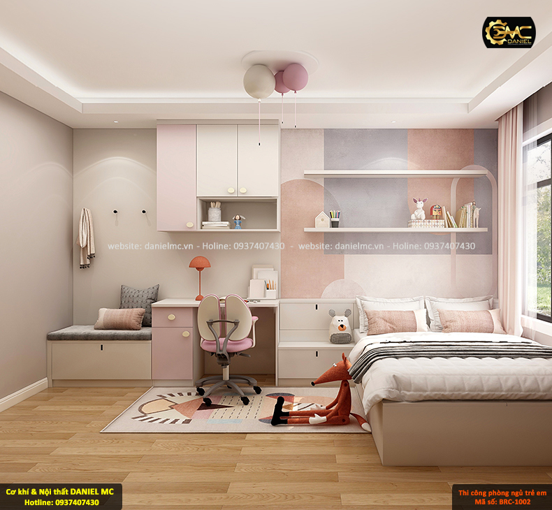 Phòng ngủ trẻ em BRC-1002 Phòng ngủ trẻ em BRC-1002