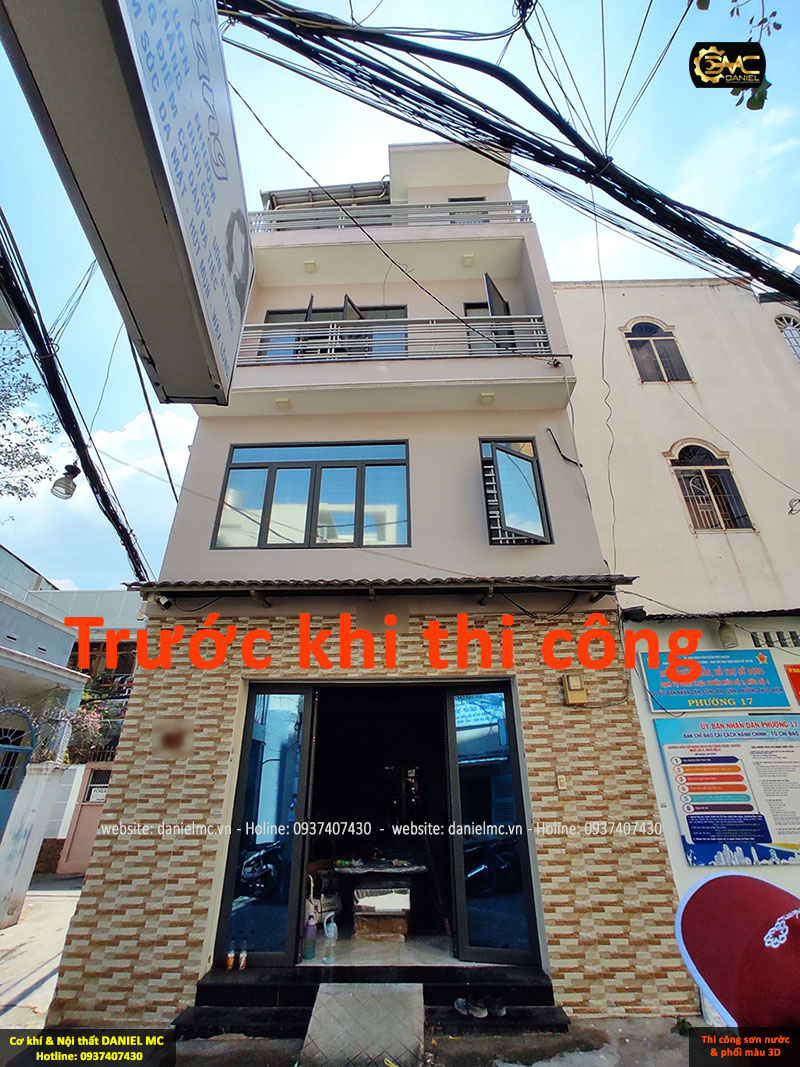 Thi công chống thấm và sơn nước nhà Anh Bảo - Phú Nhuận Thi công chống thấm và sơn nước nhà Anh Bảo - Phú Nhuận