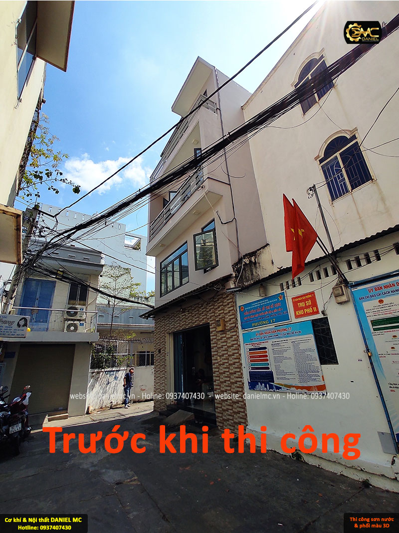 Thi công chống thấm và sơn nước nhà Anh Bảo - Phú Nhuận Thi công chống thấm và sơn nước nhà Anh Bảo - Phú Nhuận