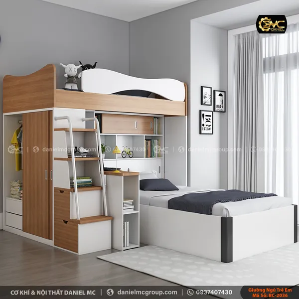 Giường ngủ trẻ em BC-2036