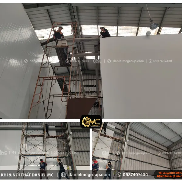 Thiết kế thi công kho lạnh 810 tấn, nhiệt độ -18 đến -25 độ C