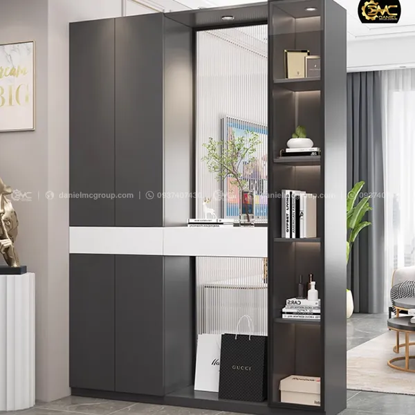 Tủ sách cánh kính BS-219