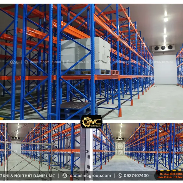 Thiết kế thi công kho lạnh 810 tấn, nhiệt độ -18 đến -25 độ C