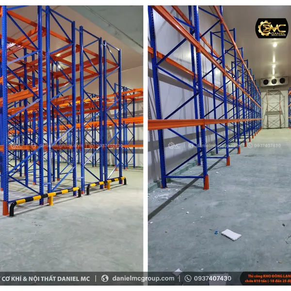 Thiết kế thi công kho lạnh 810 tấn, nhiệt độ -18 đến -25 độ C