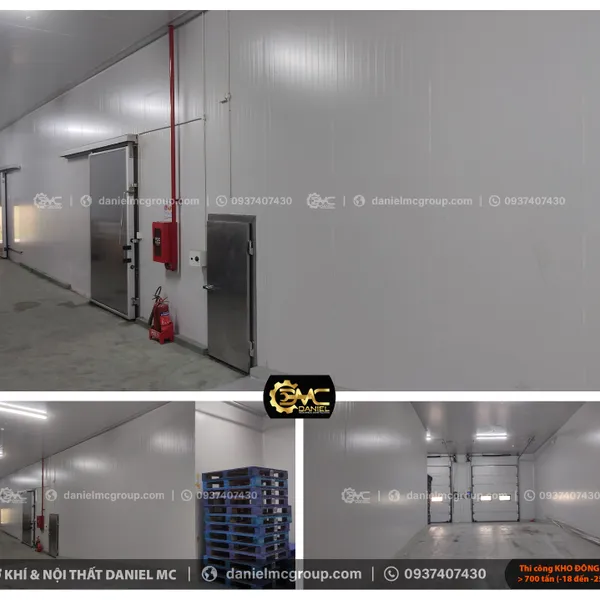Thiết kế thi công kho lạnh 810 tấn, nhiệt độ -18 đến -25 độ C