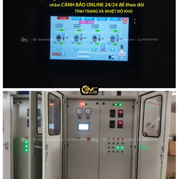 Thi công kho đông lạnh 90 khối, nhiệt độ -18 đến -25 độ C