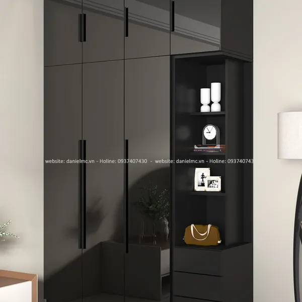 Tủ quần áo Acrylic bóng gương WD-112A