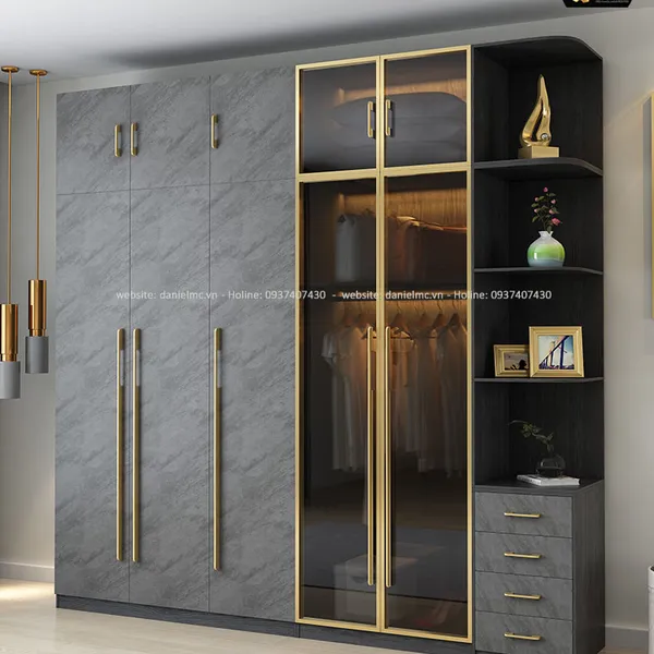 Tủ quần áo cánh kính WD-119K