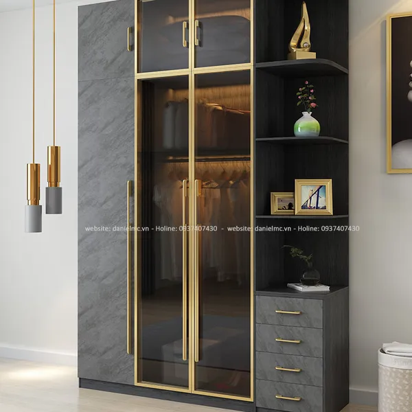 Tủ quần áo cánh kính WD-119K