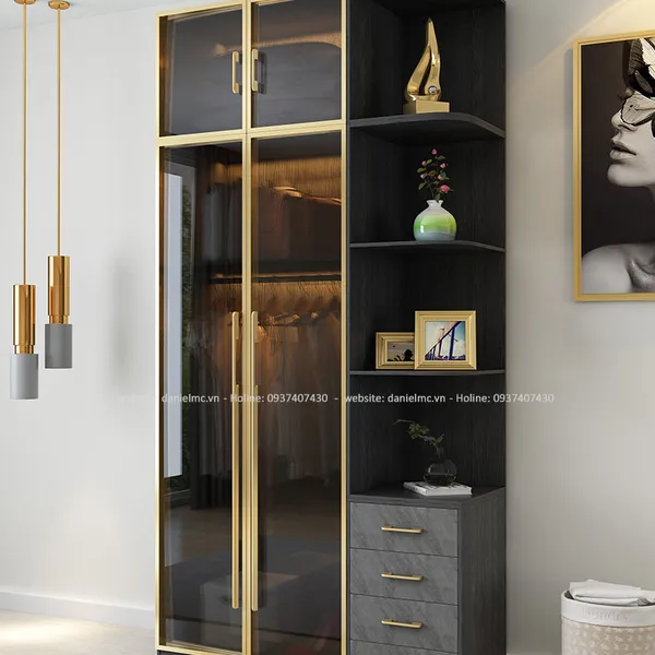 Tủ quần áo cánh kính WD-119K