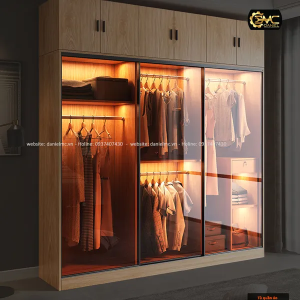 Tủ quần áo cánh kính WD-113K