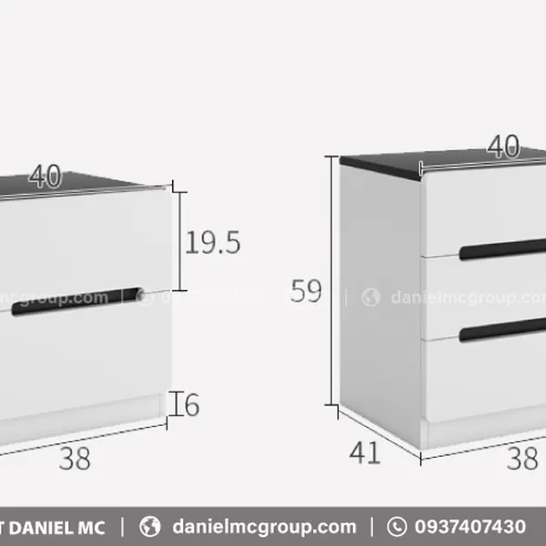 Tủ đầu giường BF-404