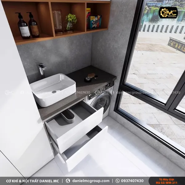 Tủ máy giặt WM-211