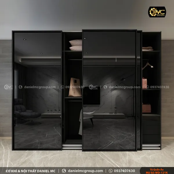Tủ quần áo cánh kính WD-121K