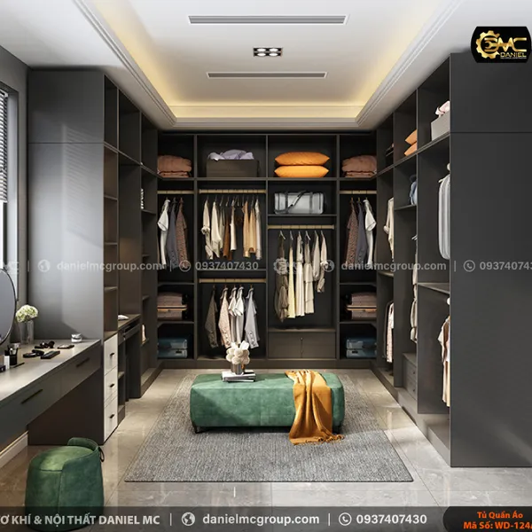 Tủ quần áo Acrylic WD-124A