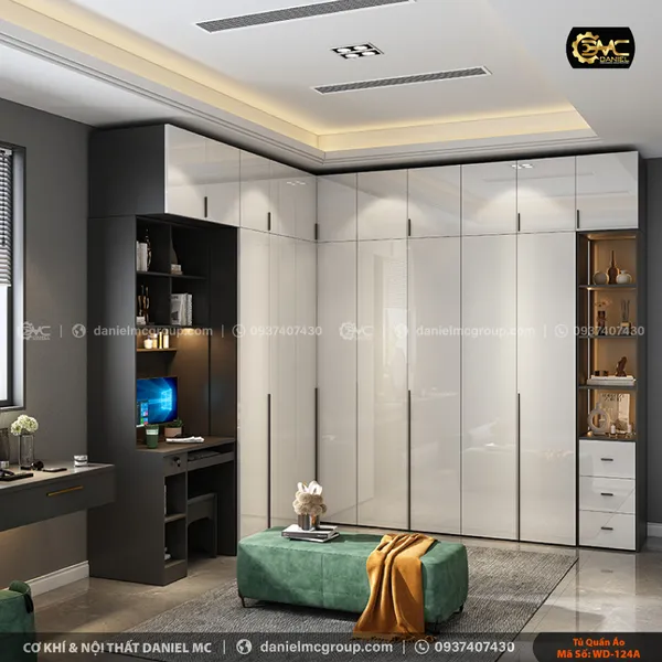 Tủ quần áo Acrylic WD-124A