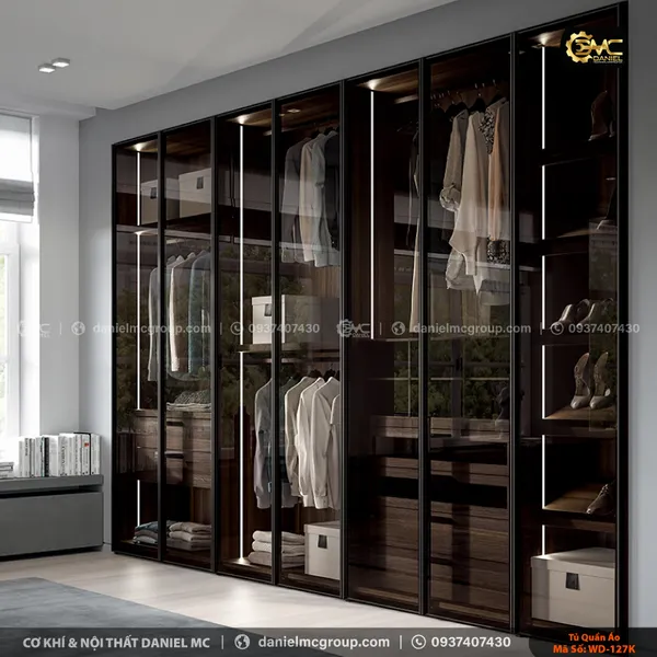 Tủ quần áo cánh kính WD-127K