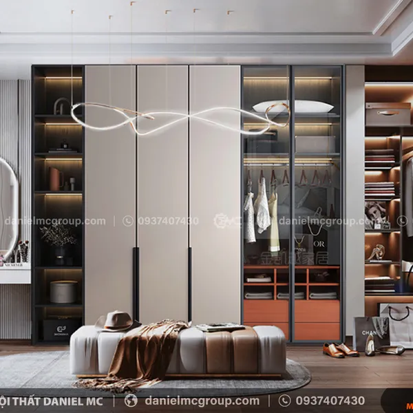 Tủ quần áo cánh kính WD-130K