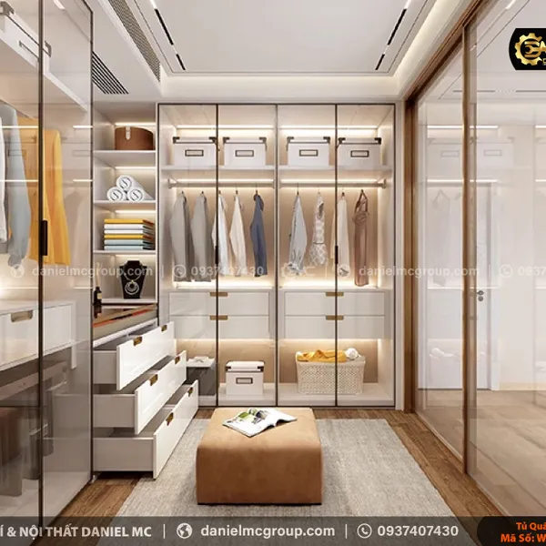 Tủ quần áo cánh kính WD-134K