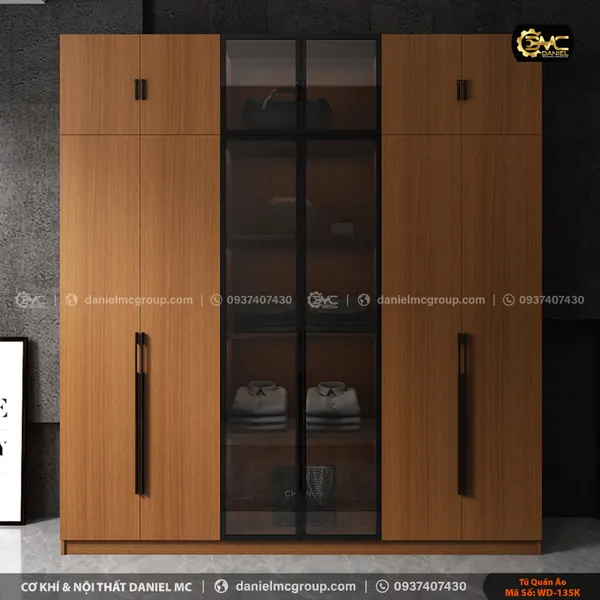Tủ quần áo cánh kính WD-135K