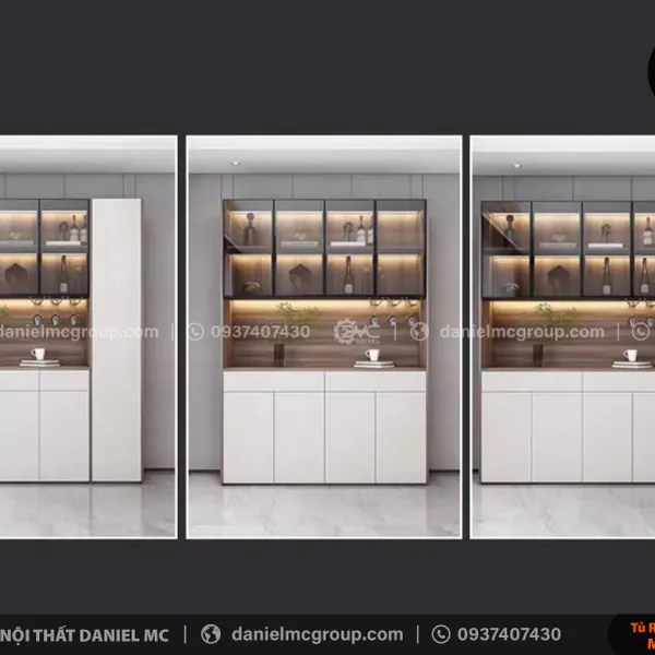 Tủ rượu cánh kính CW-204