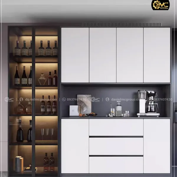 Tủ rượu cánh kính CW-207