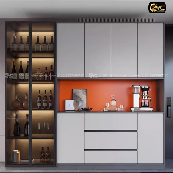 Tủ rượu cánh kính CW-207