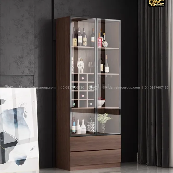 Tủ rượu cánh kính CW-208