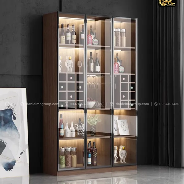 Tủ rượu cánh kính CW-208