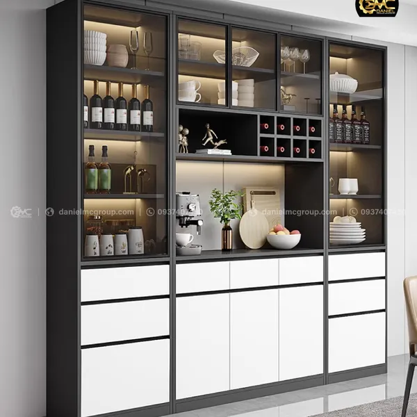 Tủ rượu cánh kính CW-210