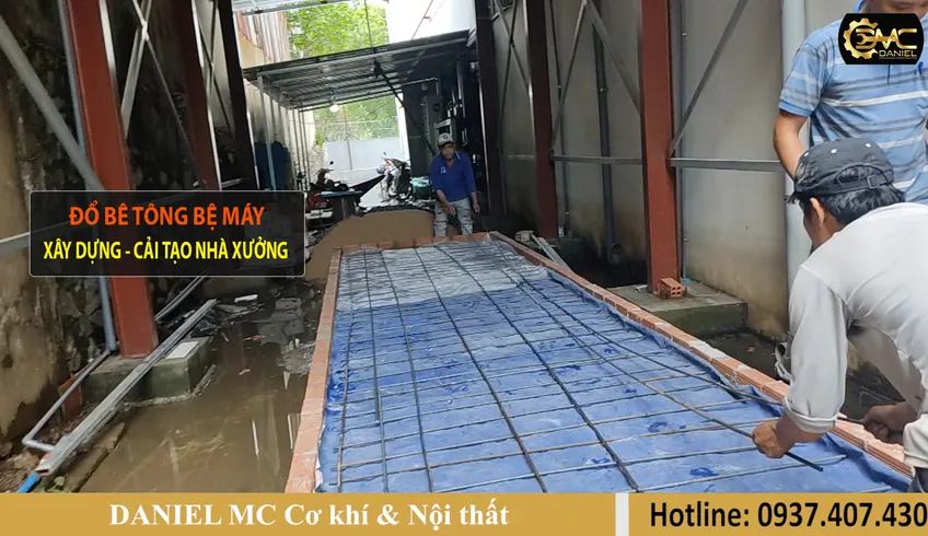 Thi công khu để máy kho lạnh, thi công kho lạnh trọn gói, thiết kế kho lạnh, lắp đặt kho đông lạnh  - Hóc Môn HCM