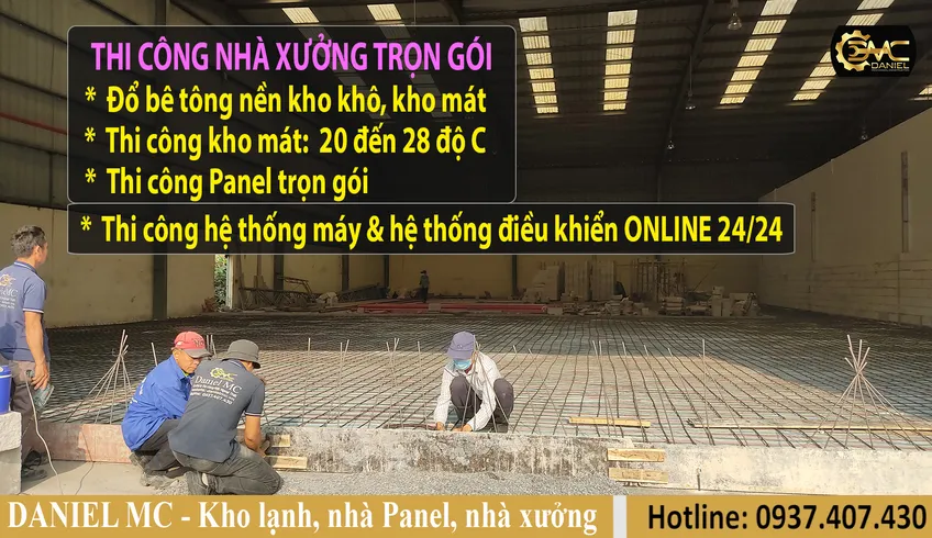 Thi công nhà lắp ghép tấm panel, xây dựng nhà xưởng, cải tạo nhà xưởng - Đồng Nai