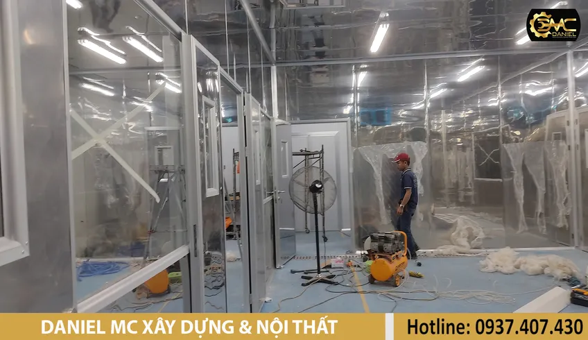 Thiết kế và thi công NHÀ MÁY SẢN XUẤT THỰC PHẨM, hệ thống tủ đông gió ÂM 46 độ C và kho mát - TPHCM