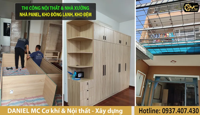 Thiết kế thi công nội thất trọn gói, thi công nội thất phòng ngủ, cải tạo phòng ngủ trọn gói - Quận 3 TPHCM