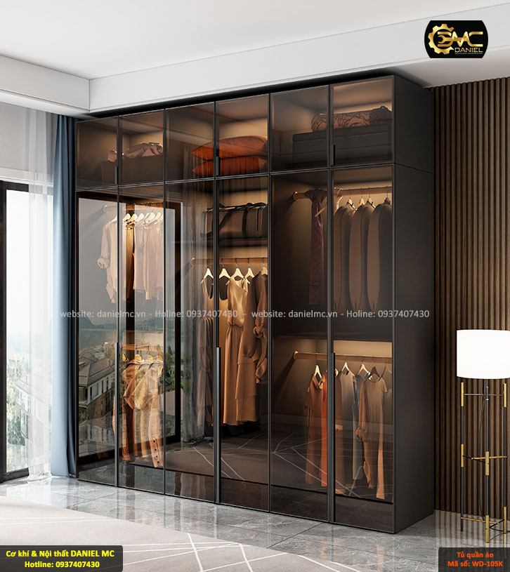 Tủ quần áo cánh kính WD-105K Tủ quần áo cánh kính WD-105K