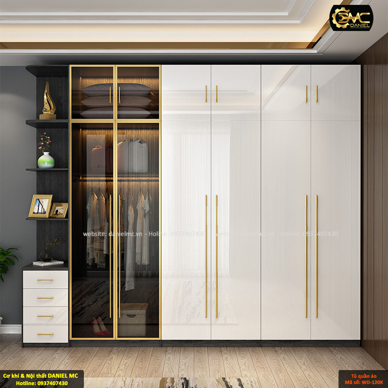Tủ quần áo cánh kính WD-120K Tủ quần áo cánh kính WD-120K