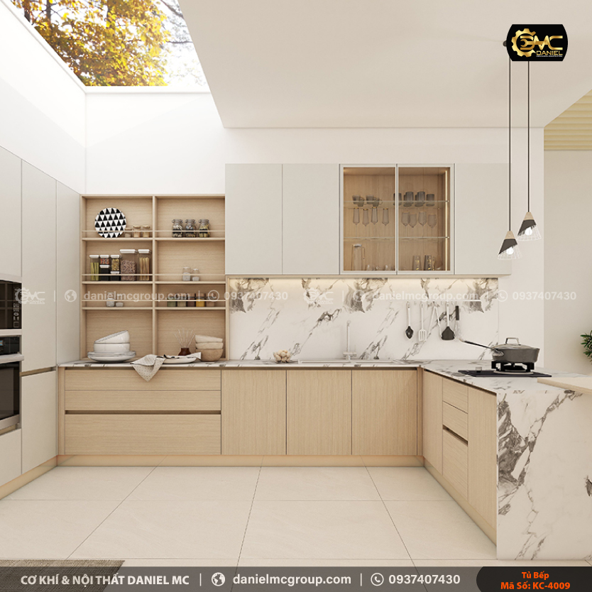 Tủ bếp đẹp KC-4009 Tủ bếp đẹp KC-4009