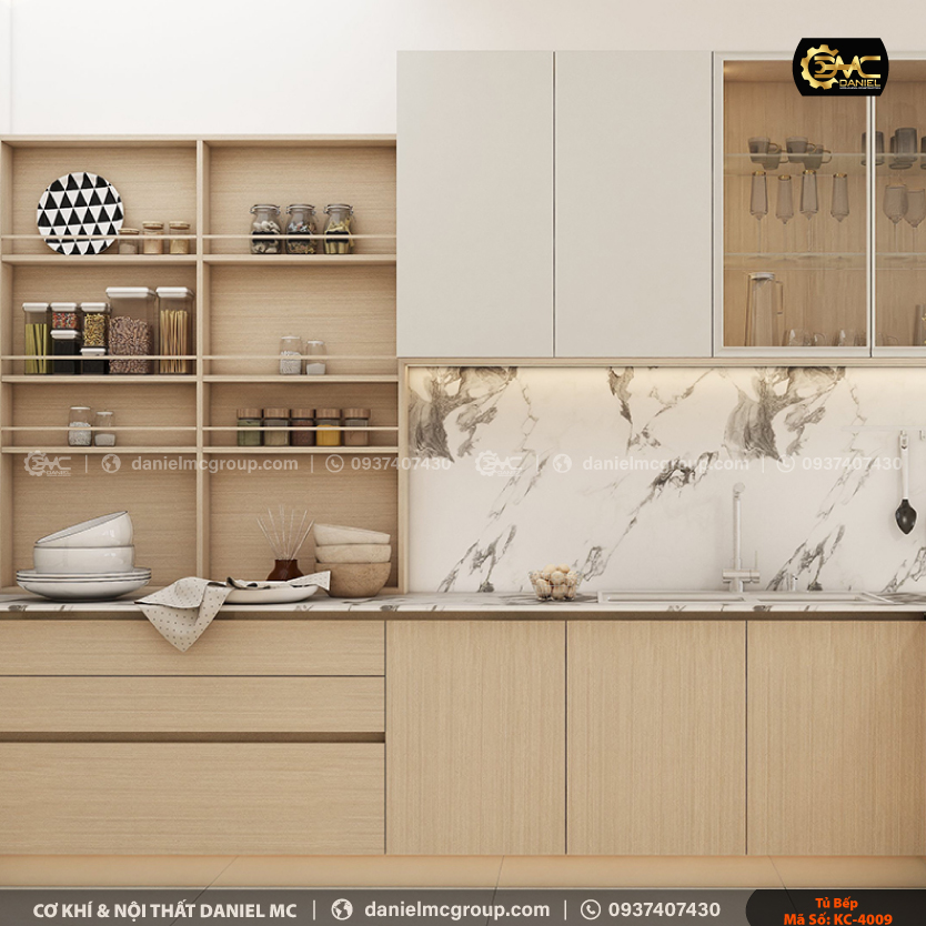 Tủ bếp đẹp KC-4009 Tủ bếp đẹp KC-4009