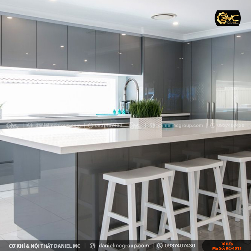 Tủ bếp đẹp KC-4011 Tủ bếp đẹp KC-4011