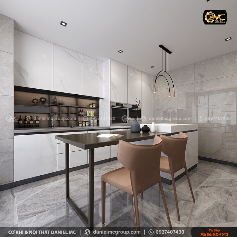 Tủ bếp đẹp KC-4012 Tủ bếp đẹp KC-4012