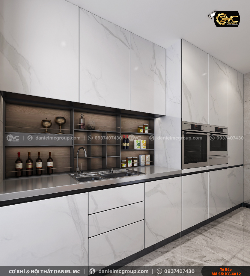 Tủ bếp đẹp KC-4012 Tủ bếp đẹp KC-4012