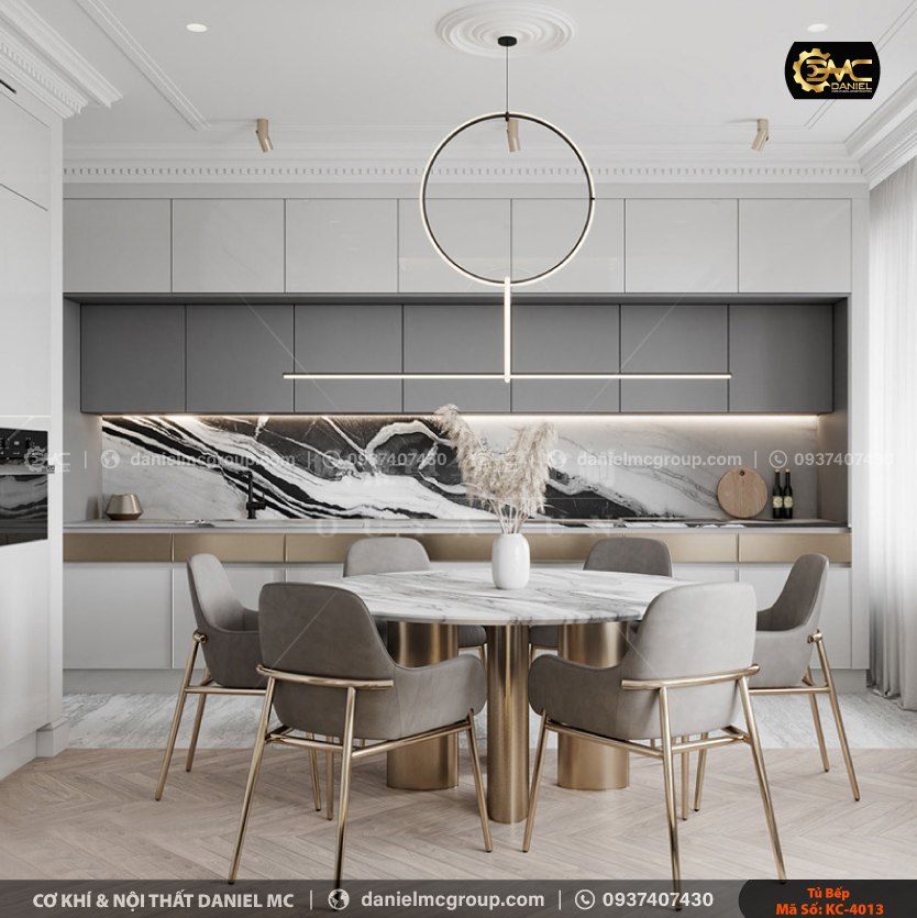 Tủ bếp đẹp KC-4013 Tủ bếp đẹp KC-4013