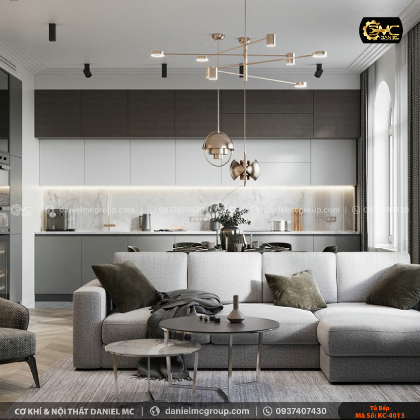 Tủ bếp đẹp KC-4013 Tủ bếp đẹp KC-4013