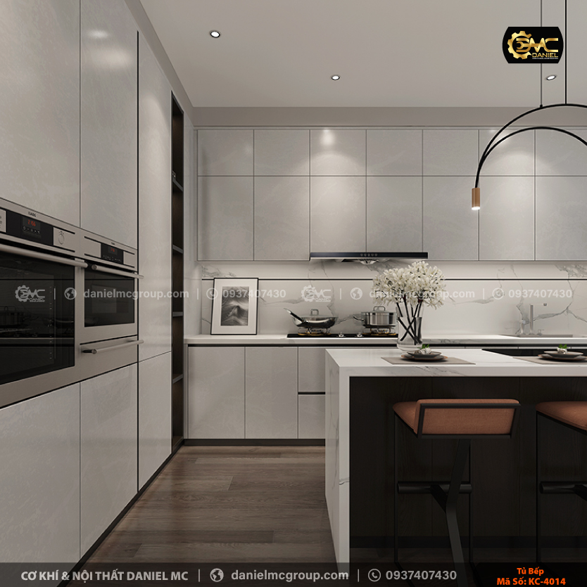 Tủ bếp đẹp KC-4014 Tủ bếp đẹp KC-4014
