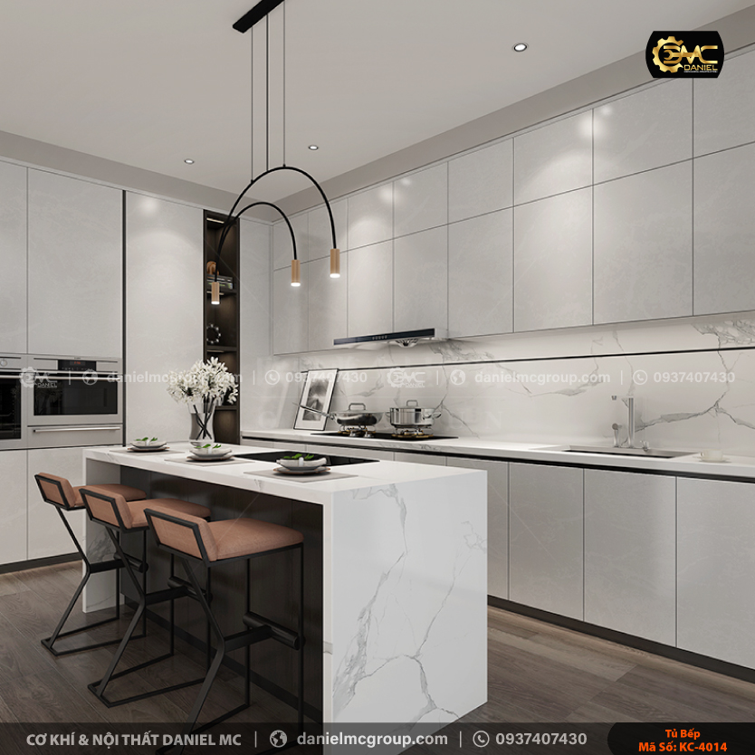 Tủ bếp đẹp KC-4014 Tủ bếp đẹp KC-4014