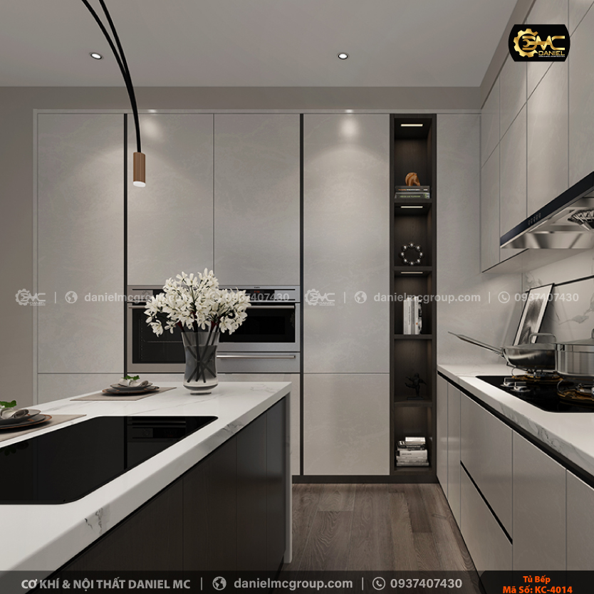 Tủ bếp đẹp KC-4014 Tủ bếp đẹp KC-4014