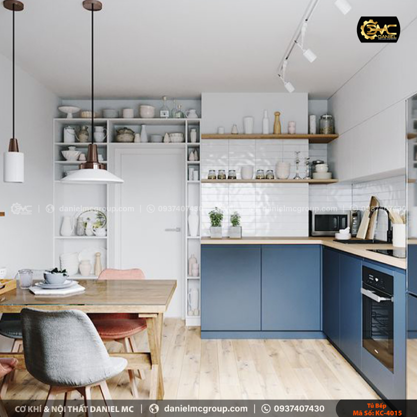 Tủ bếp đẹp KC-4015 Tủ bếp đẹp KC-4015