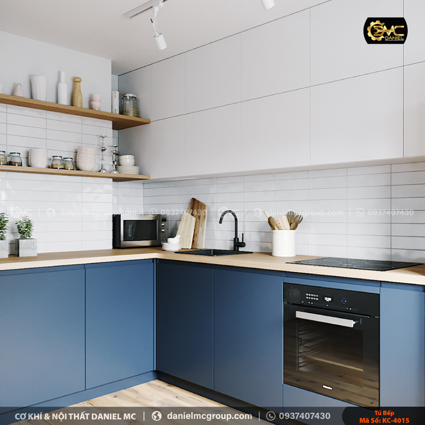 Tủ bếp đẹp KC-4015 Tủ bếp đẹp KC-4015